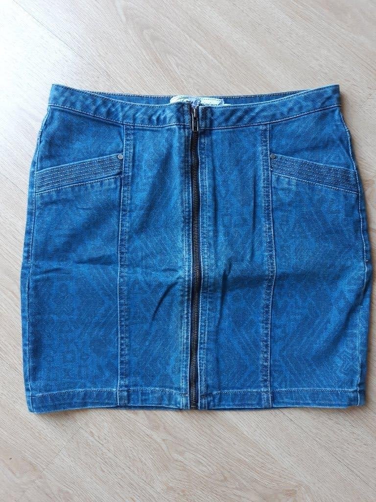 Miss Etam spijker rok maat 38 nieuw, Blauw, Nieuw, Boven de knie, Ophalen