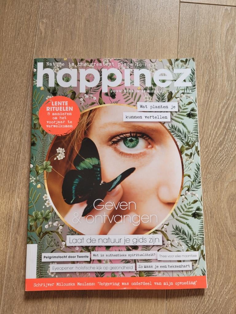 Happinez Magazine: Geven & Ontvangen (2025 editie), Ophalen of Verzenden, Zo goed als nieuw, Lichaam en Geest