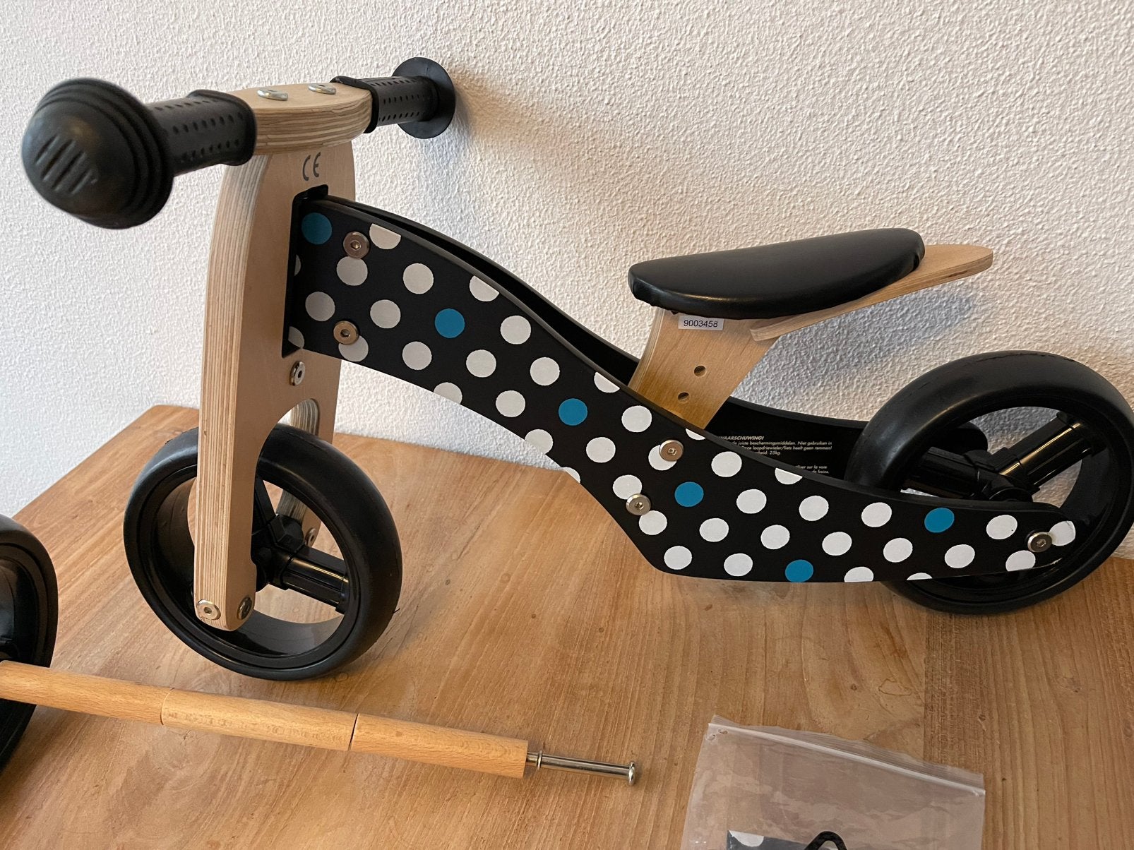 Loopfiets en driewieler Nijntje hout NIEUW, Kinderen en Baby's, Speelgoed | Buiten | Voertuigen en Loopfietsen, Ophalen, Nieuw
