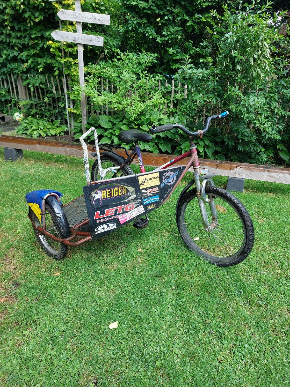 Zijspanfiets opknapper, Ophalen, Gebruikt