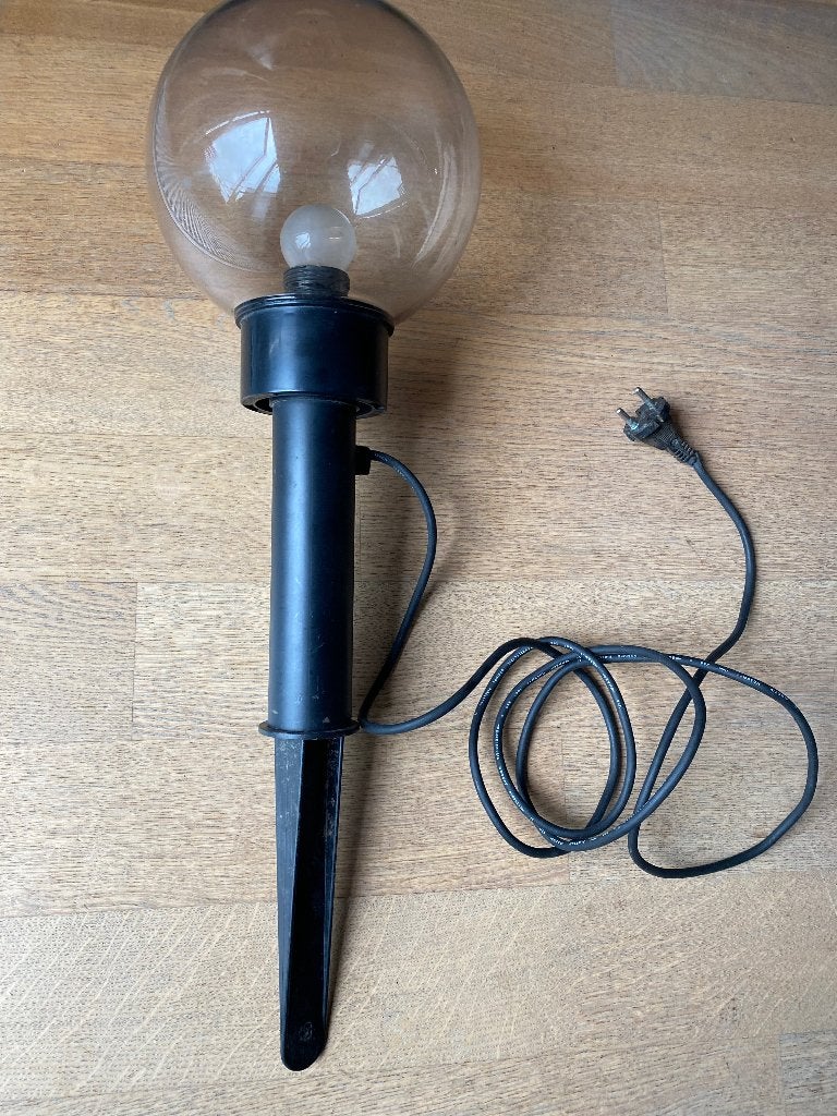 Tuinlamp, Kunststof, Gebruikt, Staande lamp, Ophalen of Verzenden