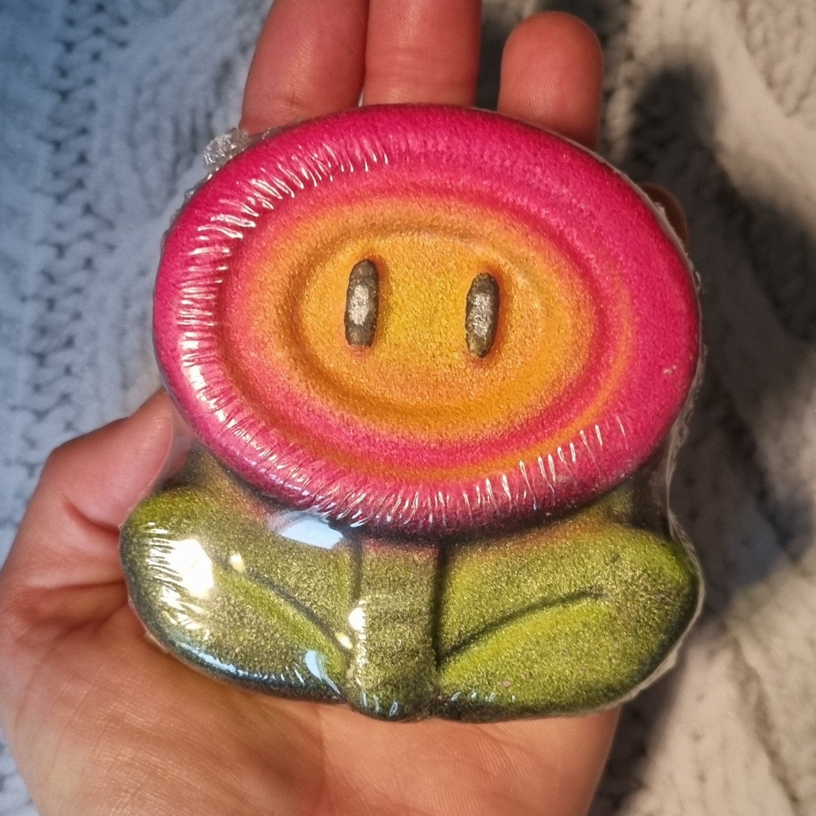 Nieuwe Mario vuurbloem Bath Bomb - Oranjebloesem, Verzenden, Nieuw, Bad & Douche