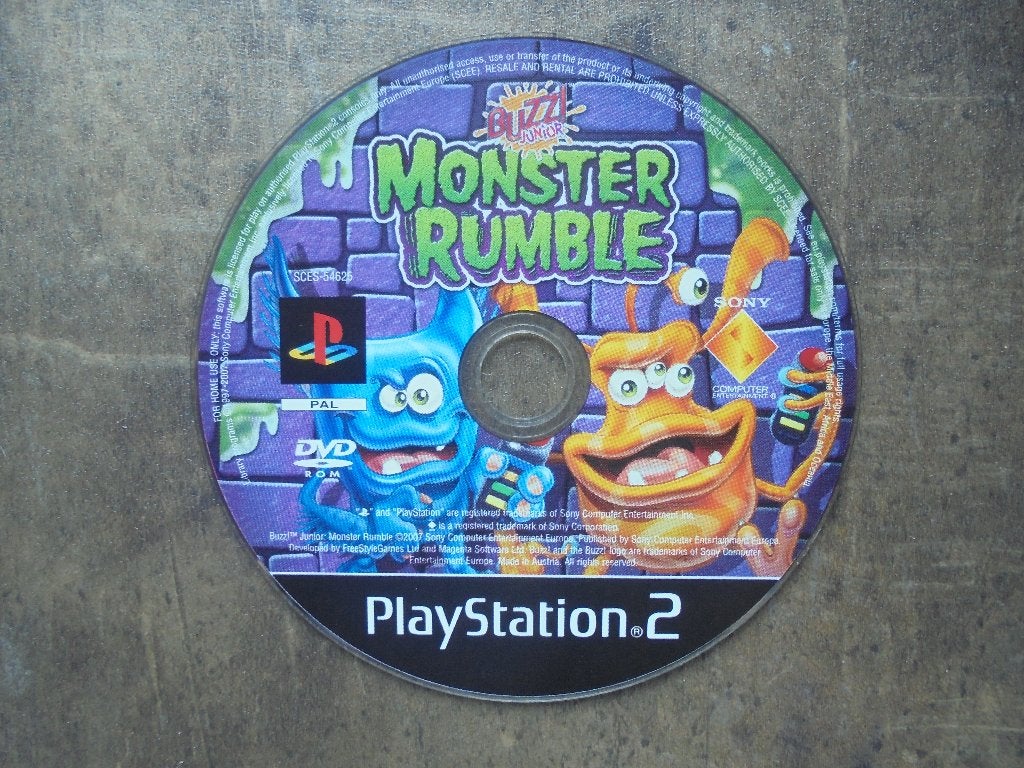 Buzz Junior Monster Rumble voor PS2 (zie foto's), Spelcomputers en Games, Puzzel en Educatief, Gebruikt, Ophalen of Verzenden