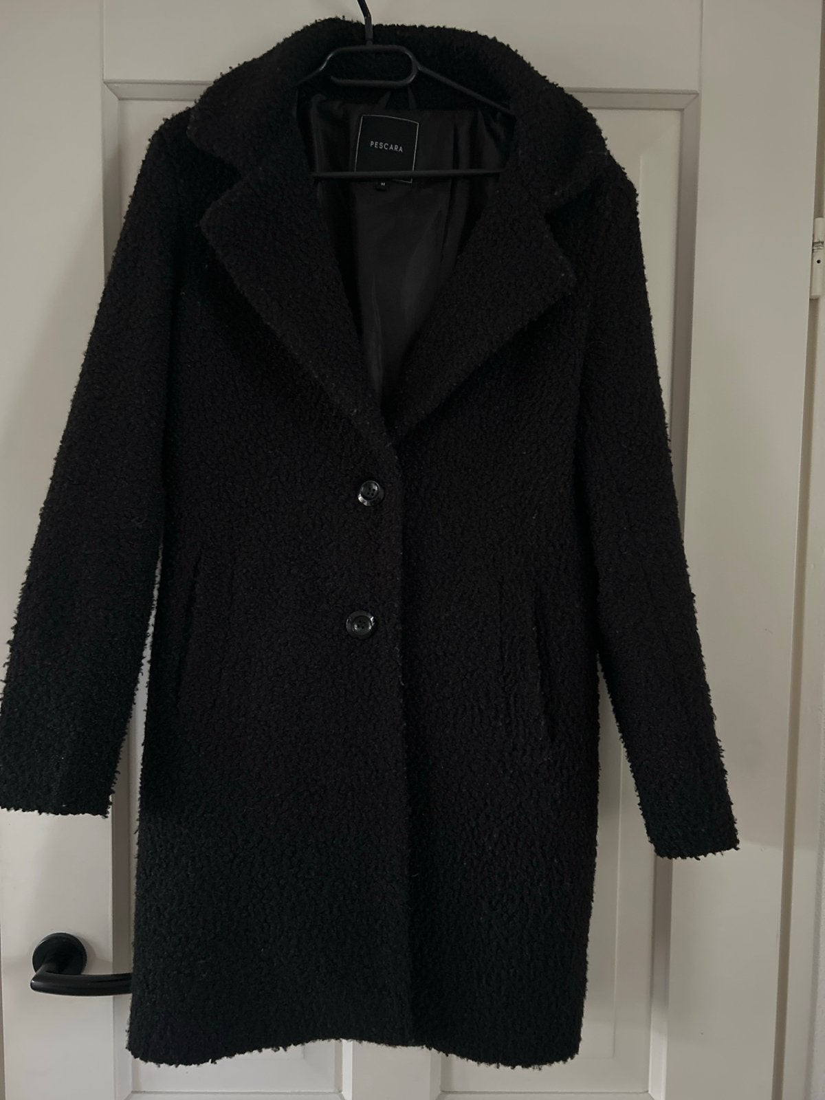 Zwarte teddy jas maat M, Ophalen of Verzenden, Gedragen, Maat 38/40 (M), Zwart