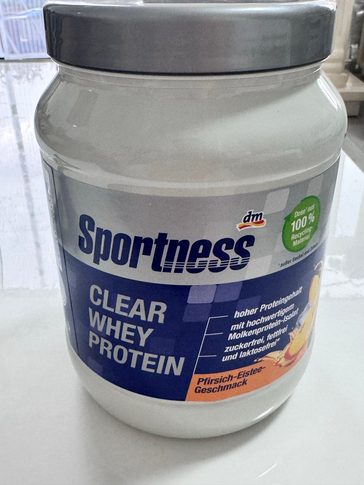 Sportness Clear Whey Proteïne Perzik-IJsthee 400g, Sport en Fitness, Gezondheidsproducten en Wellness, Ophalen of Verzenden, Nieuw