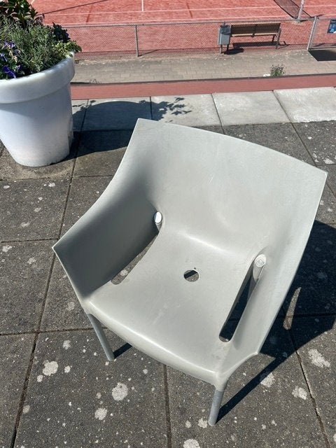 terrasstoelen, Ophalen, Gebruikt, Kunststof, Stapelbaar