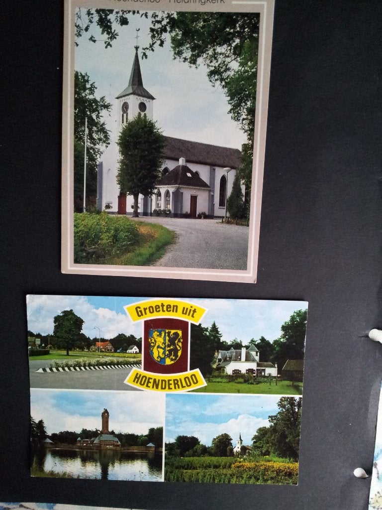 Ansichtkaarten gelopen Groeten uit Hoenderloo per stuk biede, Ophalen of Verzenden, 1980 tot heden, Gelopen, Gelderland