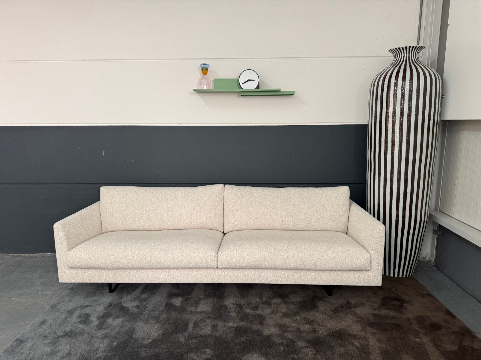 Showroommodel Montis Axel 4-zits | Montis Axel Amaro stof, Ophalen, Nieuw, 75 tot 100 cm, Rechte bank