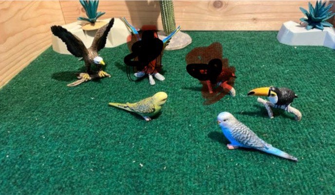 Schleich vogels, Verzenden, Zo goed als nieuw, Vogel, Beeldje of Figuurtje