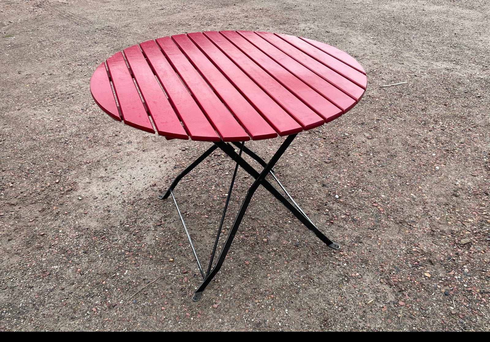 Professionele horeca klaptafels , hardhout , gegalvaniseerd, Tuin en Terras, Tuinmeubel-accessoires, Ophalen, Gebruikt