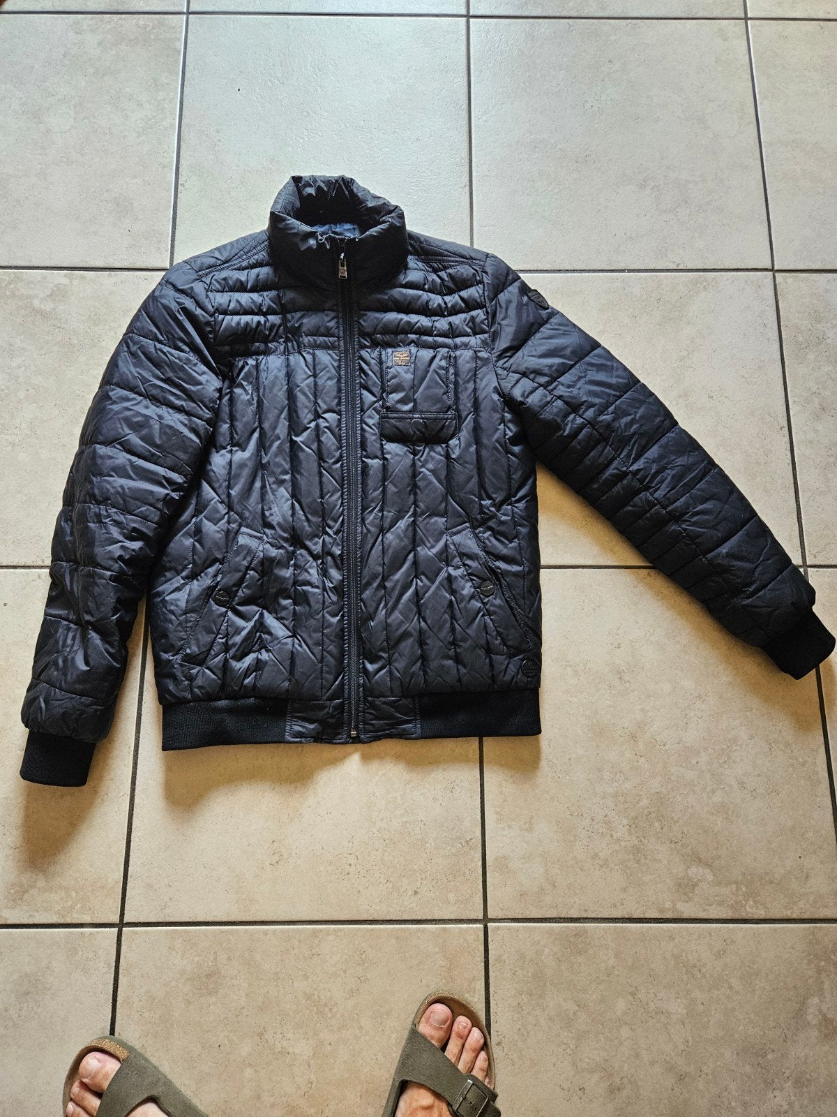 PME maat XL winterjas, Ophalen of Verzenden, Zo goed als nieuw, Maat 56/58 (XL), Blauw