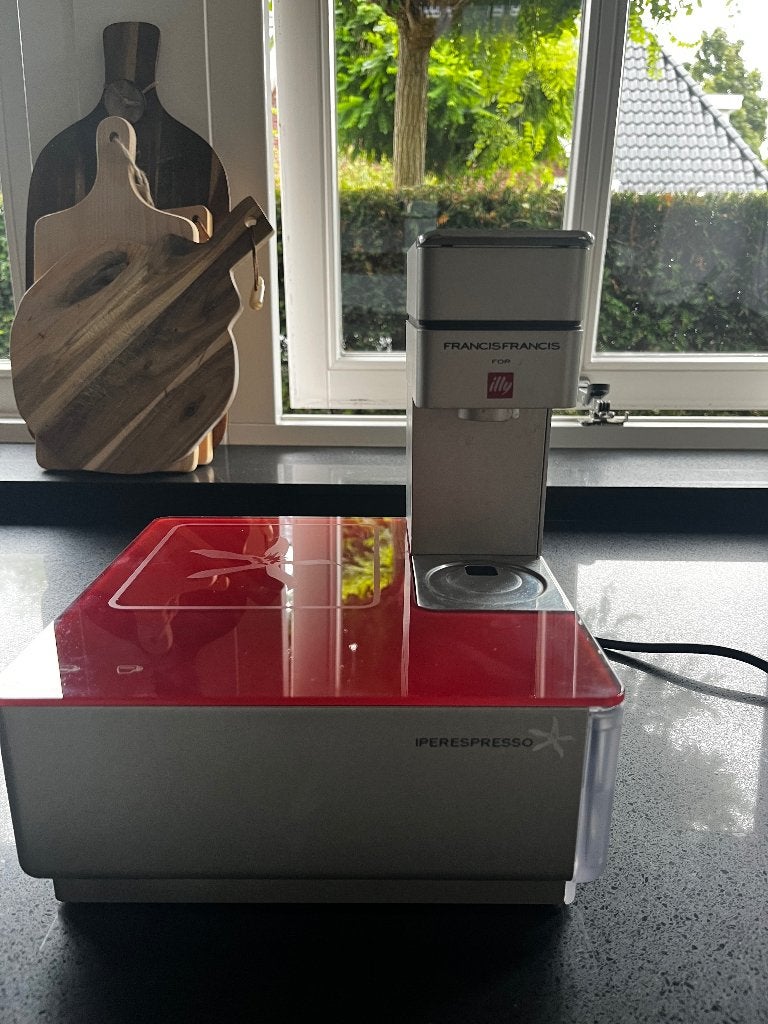 illy Francis Francis Y1.1 Touch Iperespresso – design!, Gebruikt, Koffiemachine, Ophalen of Verzenden, 1 kopje