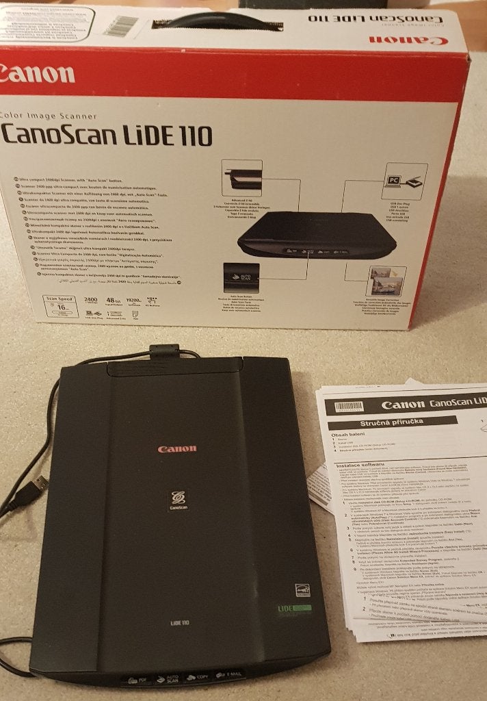 Canon scanner canoscan 110 zwart 4 in 1 scanner email kopie, Computers en Software, MacOS, Verzenden, Canon, Zo goed als nieuw