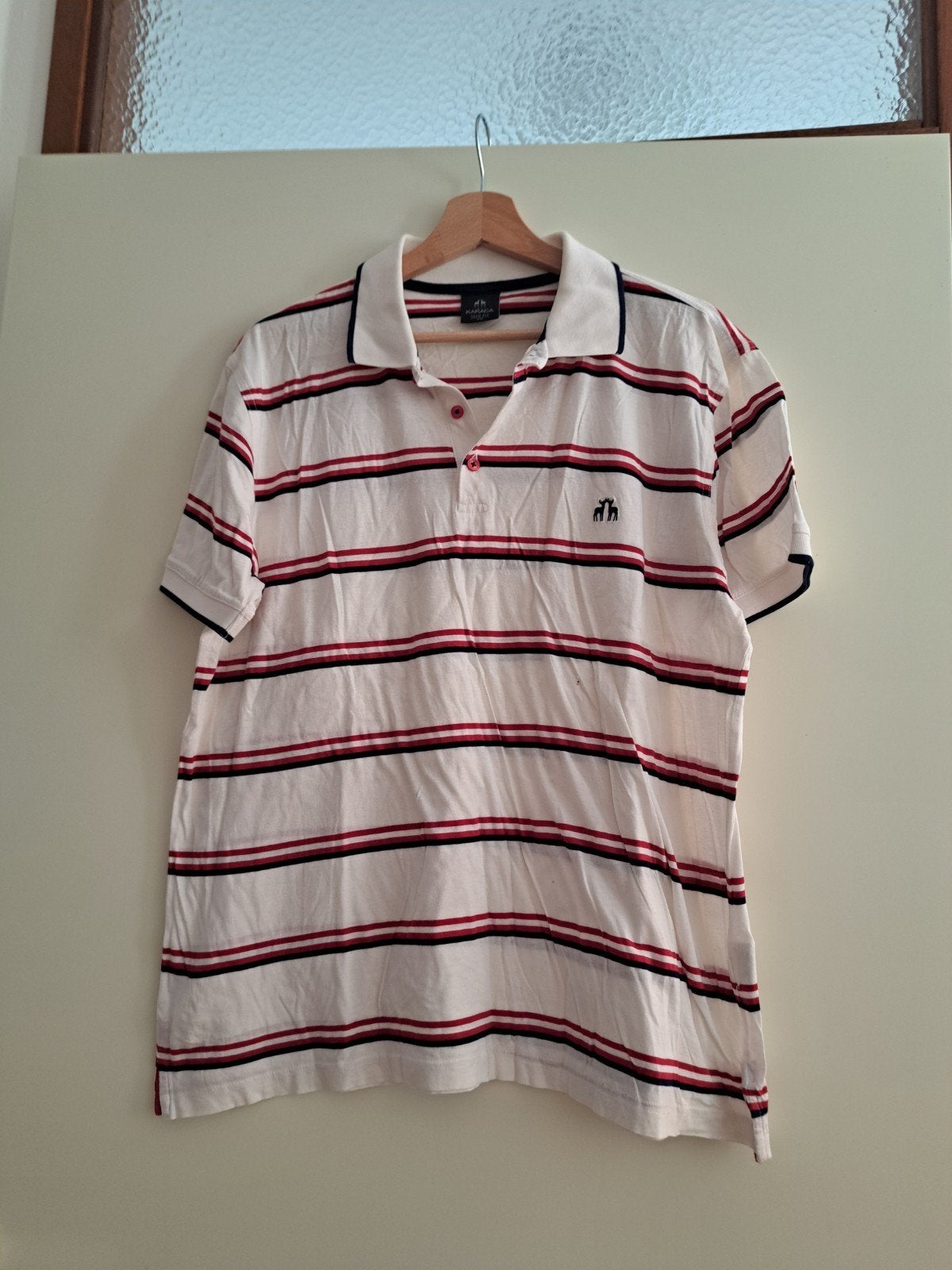 Karaca Slim Fit Polo Shirt XXL Gestreepte Heren Polo, Meerkleurig, Overige maten, Ophalen of Verzenden, Karaca
