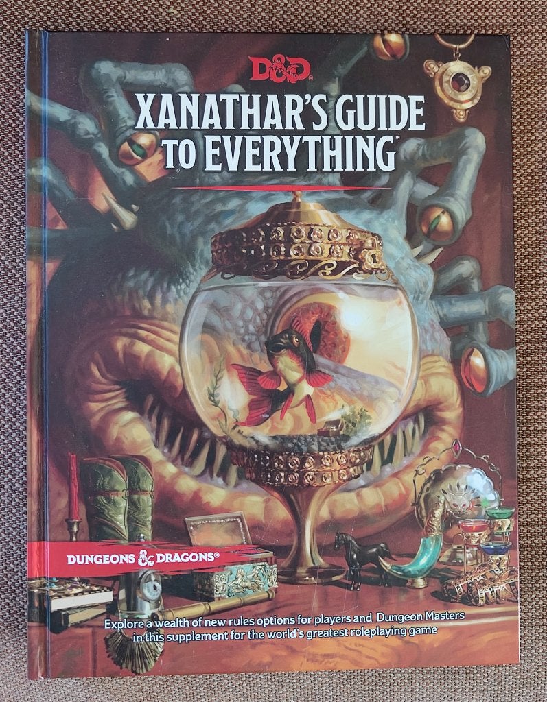 D&D Xanathar's Guide to Everything, Een of twee spelers, Ophalen of Verzenden, Zo goed als nieuw, Wizards of the Coast