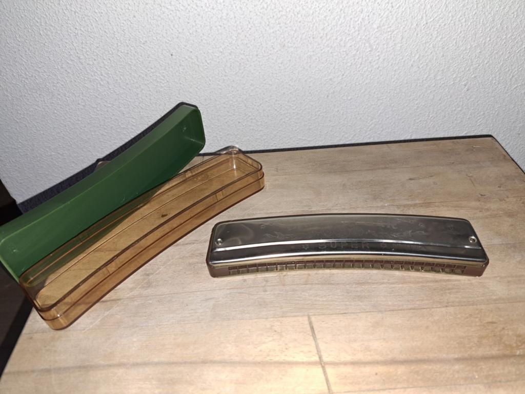 Bandmaster Super C Mondharmonica met doosje, Ophalen of Verzenden