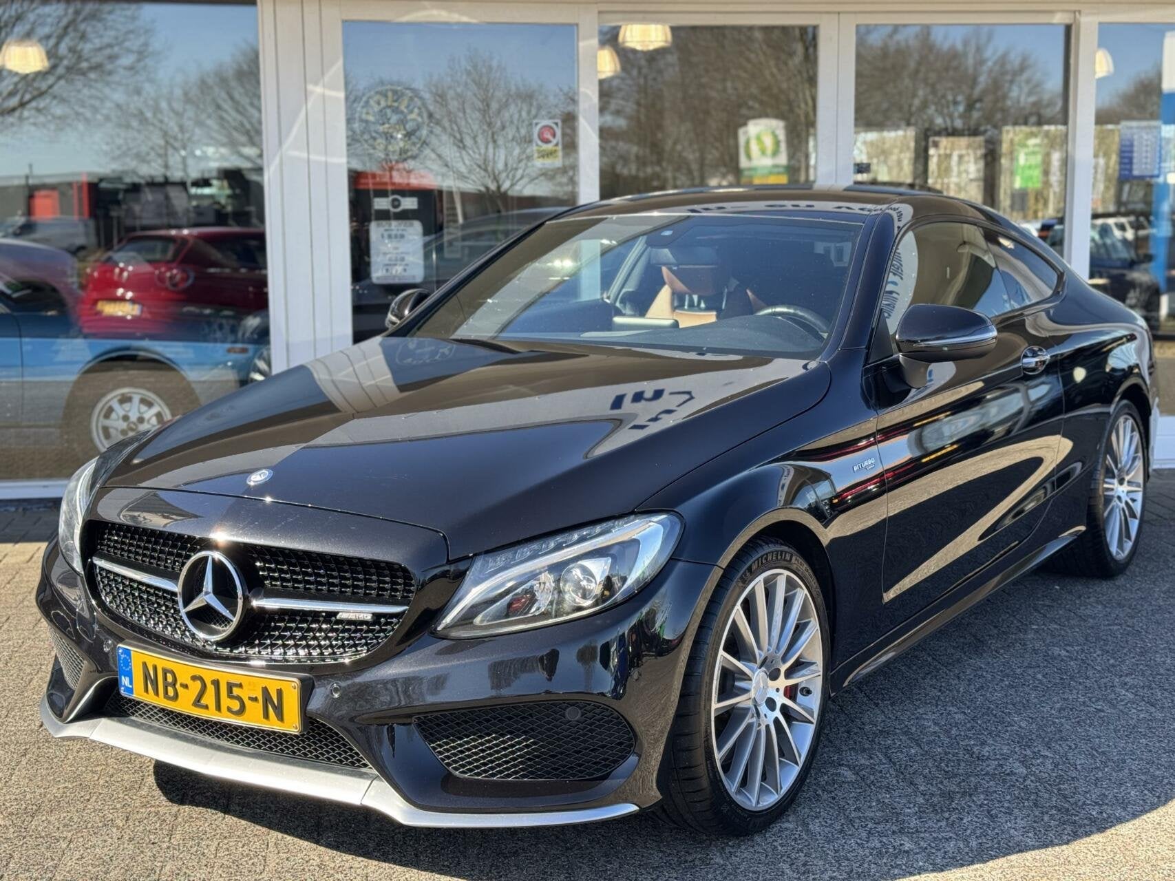 Mercedes C-klasse Coupé AMG 43 3.0 V6 Biturbo 368pk Automaa, Dealer onderhouden, Gebruikt, Euro 6, 367 pk