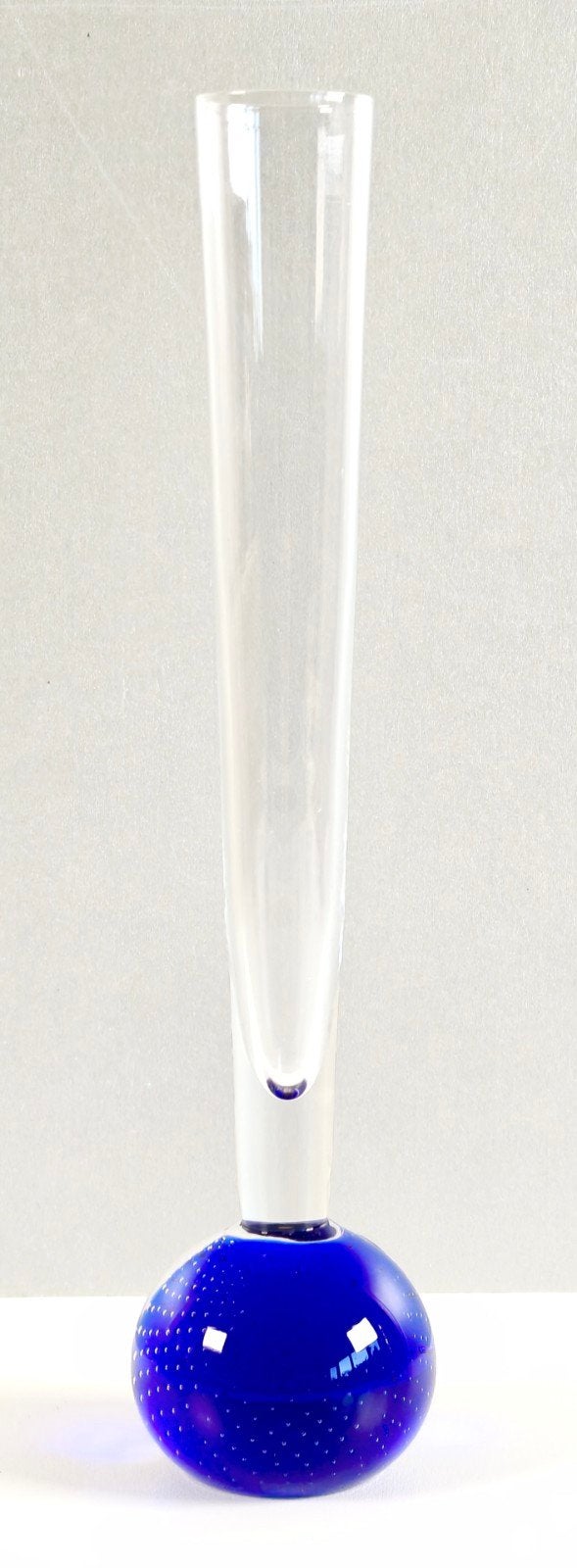 Vaasje, vaas. Milan Metelák design. Bubble glas, vintage, Ophalen of Verzenden