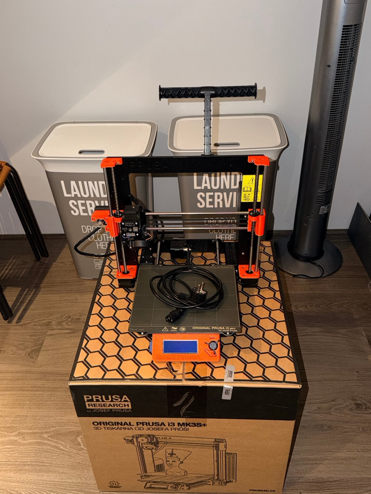 Prusa i3 MK3S+ 3D-printer, Ophalen, Gebruikt, Filament