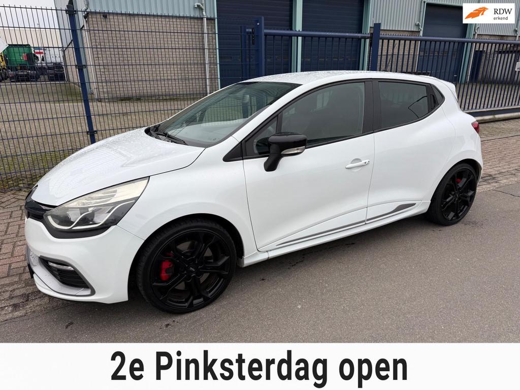 Renault Clio 1.6 R.S AUT. *CLIMA*LEER*NAVI*17 INCH*UNIEK!, Auto's, Renault, Euro 5, 1618 cc, Gebruikt, Zwart