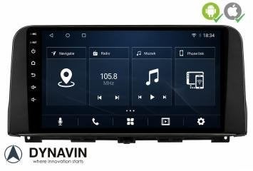 Dynavin navigatie Hyundai Kona android 16 apple carplay usb