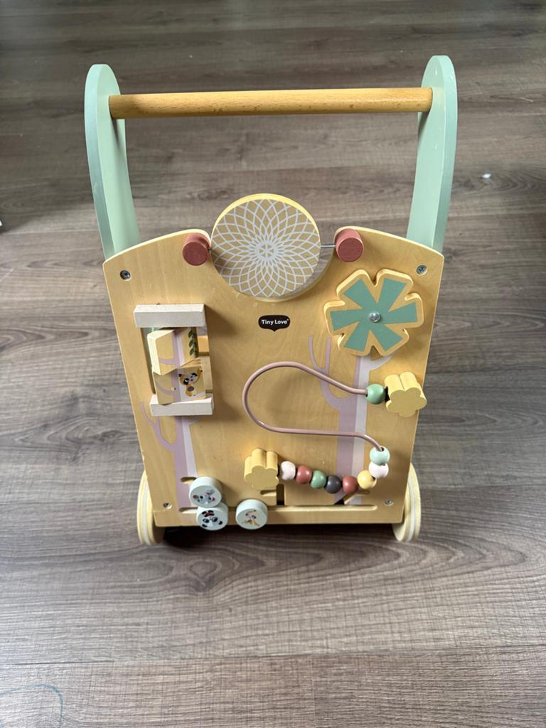 Tiny Love Houten Baby Walker met Activiteitenpaneel, Ophalen, Zo goed als nieuw, Overige typen
