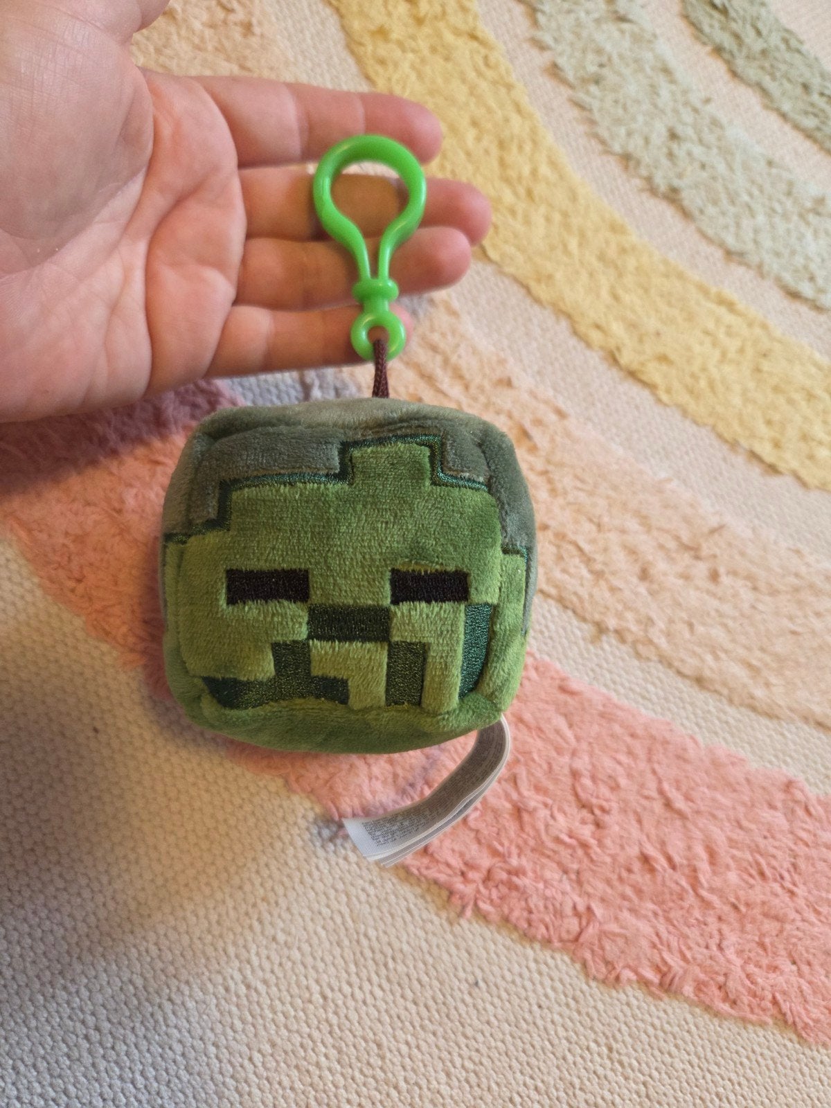 Nieuwe minecraft creeper pluche knuffel sleutelhanger., Groen, Overige merken, Overige karakters, Overige typen