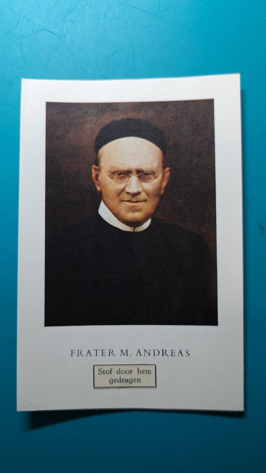 Frater M Andreas, Jan van den Boer, Udenhout Tilburg, Verzenden, Bidprentje