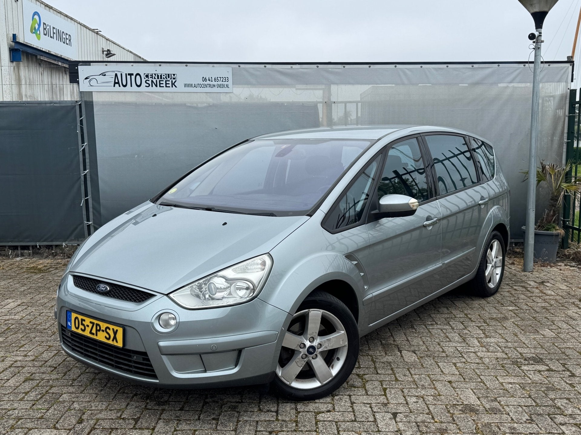 Ford S-Max 2.3-16V - AUT - Clima - Cruise - PDC, Auto's, Stof, Zwart, 4 cilinders, Bedrijf