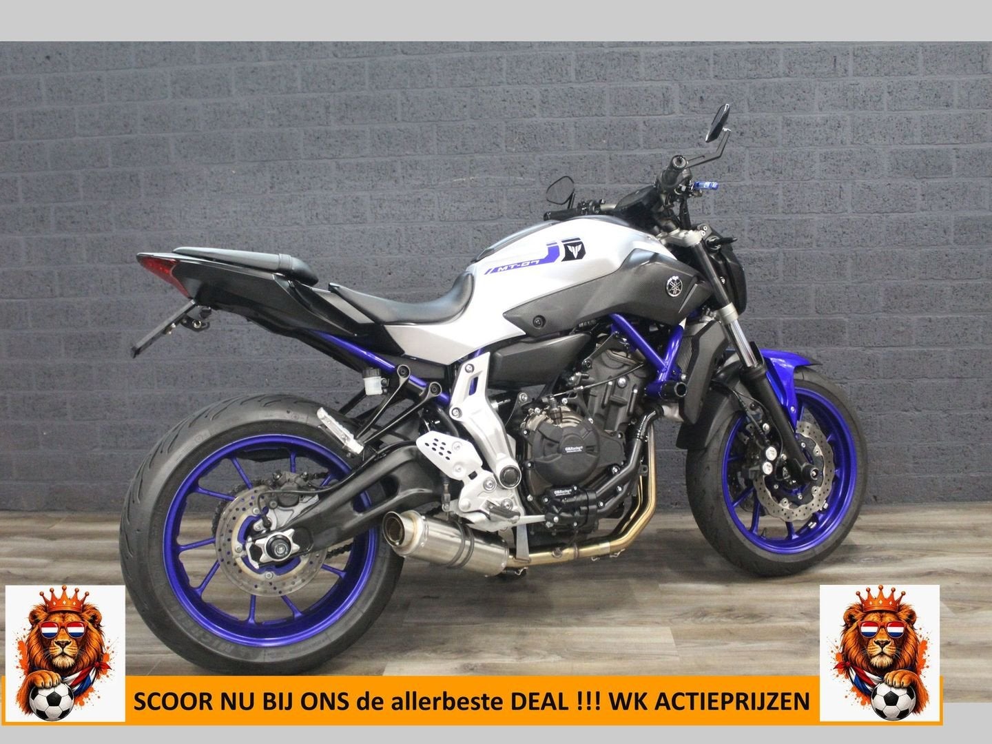 YAMAHA MT 07 ABS (bj 2016) 33,477 km 35KW A2 mogelijk, 2 cilinders, Bedrijf, Onbekend, YAMAHA
