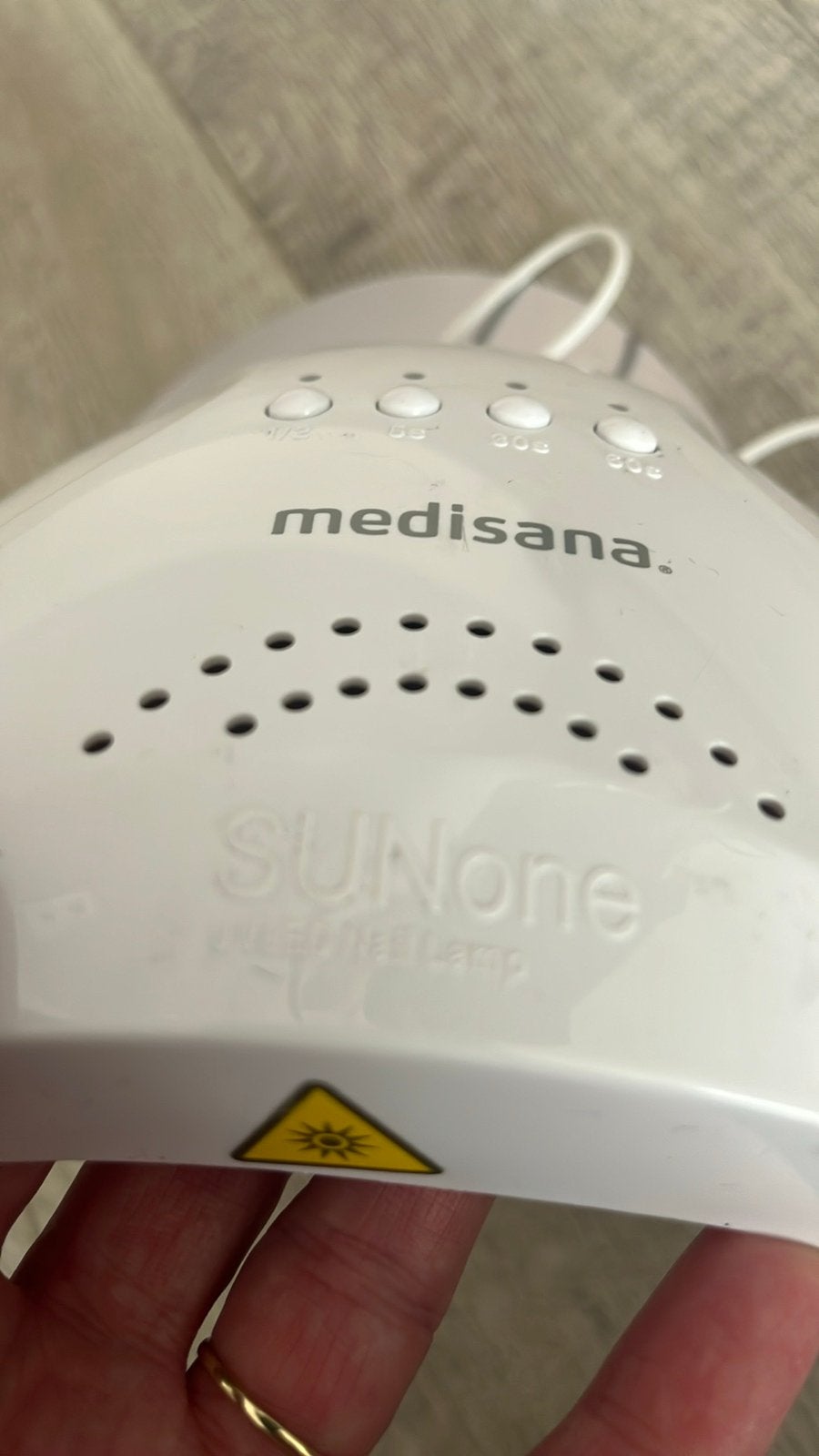 Medisana SUNone UV/LED Nagellamp voor Gel Nagels, Ophalen of Verzenden, Zo goed als nieuw, Overige typen