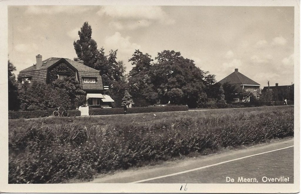 De Meern (Utr.) Overvliet, ca. 1950 gelopen, Ophalen of Verzenden, 1940 tot 1960, Gelopen, Utrecht