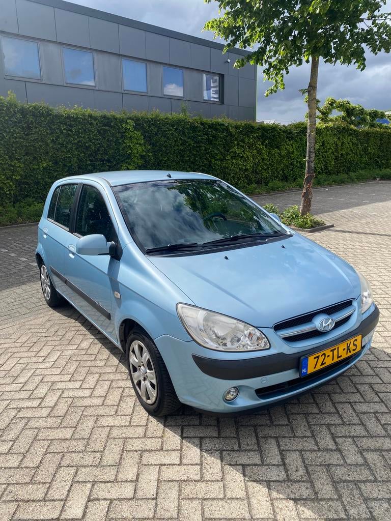 Hyundai Getz 1.4 5DRS 2006 Blauw (Nieuwe Distributerm), Voorwielaandrijving, 450 kg, 40 €/maand, 4 cilinders