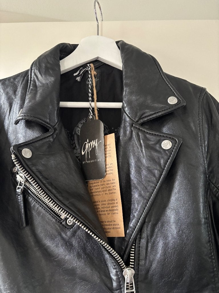 Gipsy by Mauritius NIEUW biker jas maat xl zwart, Gipsy, Verzenden, Zwart, Maat 42/44 (L)