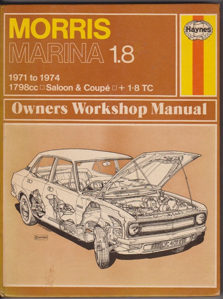 Morris Marina 1.8 1971 - 1974 Owner's Workshop Manual, Ophalen of Verzenden