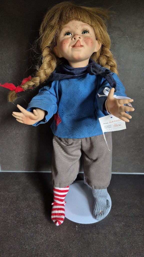 Porselein pop, Grössle-Schmidt , Ranunkel, 46 cm. S48, Tweedehands verkoop, Tweedehands verkoop, Gebruikt, Ophalen of Verzenden