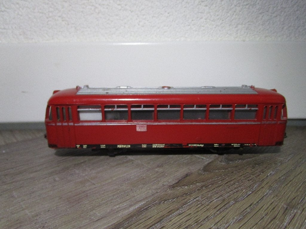 Marklin railbus 3016 met verlichting., Wisselstroom, Gebruikt, Locomotief, Ophalen of Verzenden