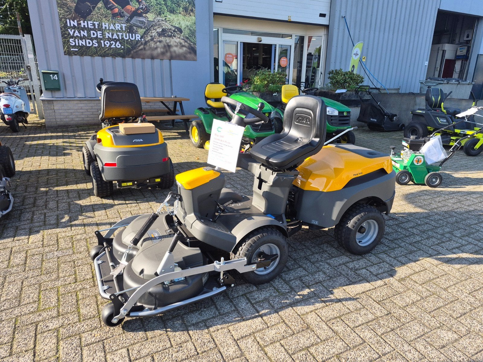 stiga park 500, Tuin en Terras, Ophalen, Stiga, Nieuw, Elektrische starter