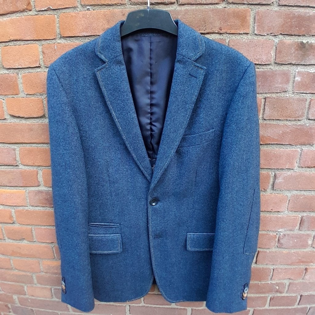 colbertjasje van harold, Onbekend, Ophalen of Verzenden, Gedragen, Maat 48/50 (M)