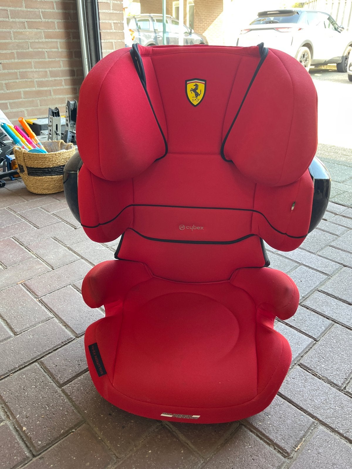 Cybex Ferrari autostoel - Zo goed als nieuw, Overige merken, Autogordel of Isofix, 15 t/m 36 kg, Verstelbare rugleuning