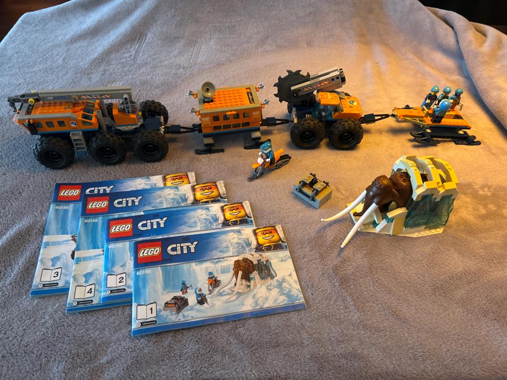 Lego City Arctisch expeditie transport 60195, Ophalen, City, Lego, Zo goed als nieuw