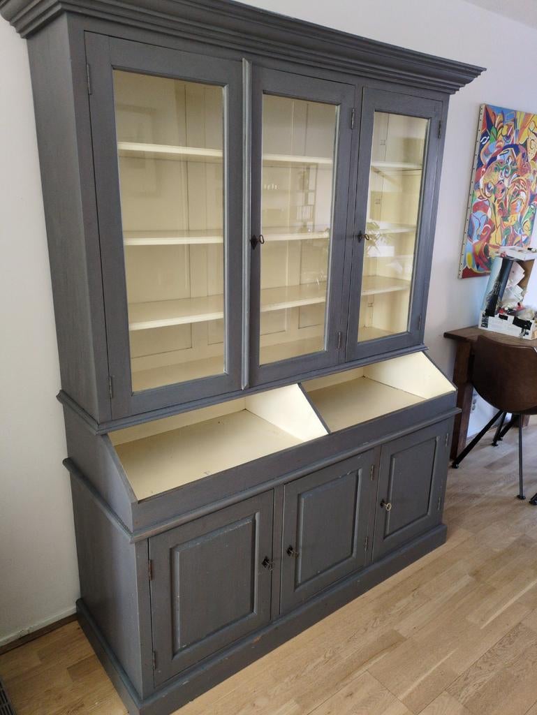 Landelijk buffetkast, Huis en Inrichting, Kasten | Buffetkasten, Ophalen, Glas, 150 tot 200 cm, Landelijk
