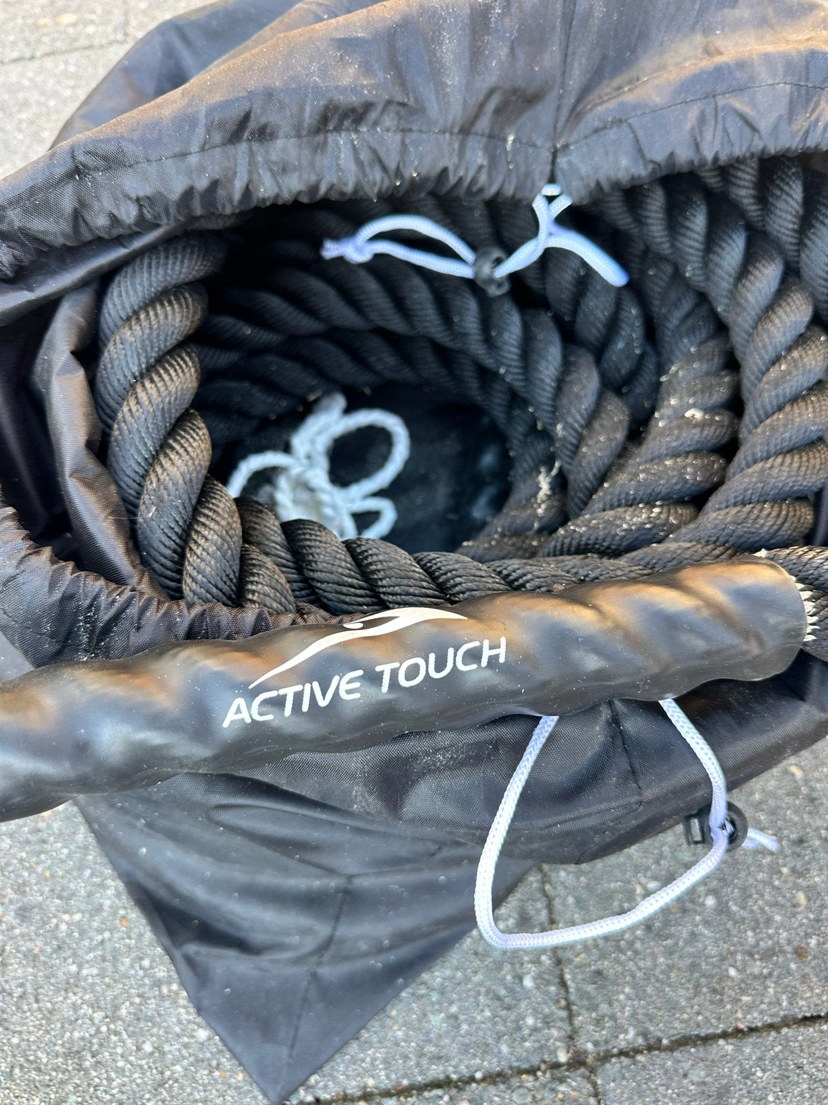 Active Touch Battle Rope - Krachttraining Touw, Sport en Fitness, Ophalen, Gebruikt, Armen, Battle rope