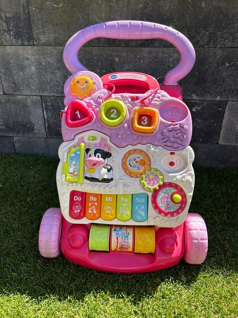 Loopwagen vtech, Kinderen en Baby's, Speelgoed | Vtech, Ophalen, Zo goed als nieuw, 6 maanden tot 2 jaar