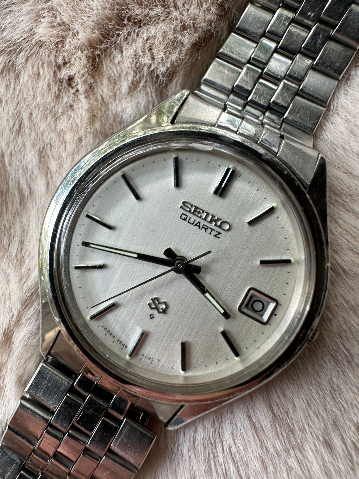 1978 Seiko SQ Quartz Zilver, Verzenden, Staal, Seiko, 1960 of later