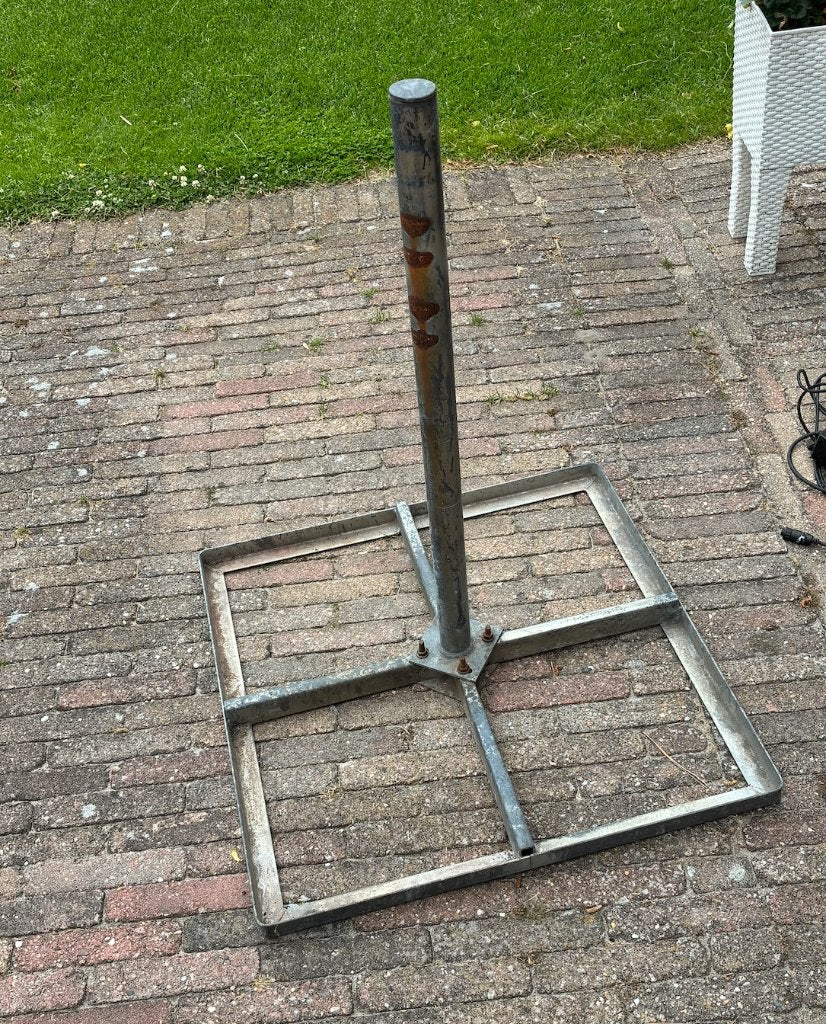Tegelvoet schotel, Ophalen, Gebruikt