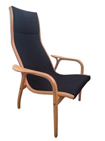 Yngve Ekström lamino for Swedese fauteuil, Ophalen, Gebruikt, Minder dan 75 cm, Stof