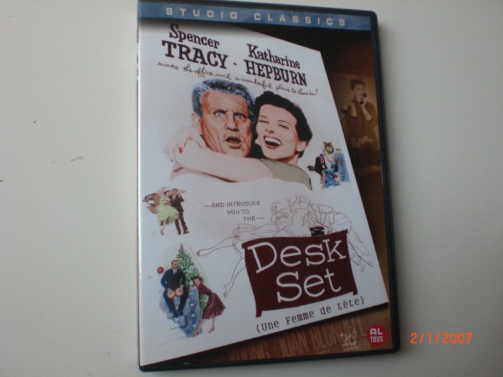 dvd Desk Set Spencer Tracy Katharine Hepburn Joan Blondell, Alle leeftijden, Ophalen of Verzenden, Zo goed als nieuw, Komedie