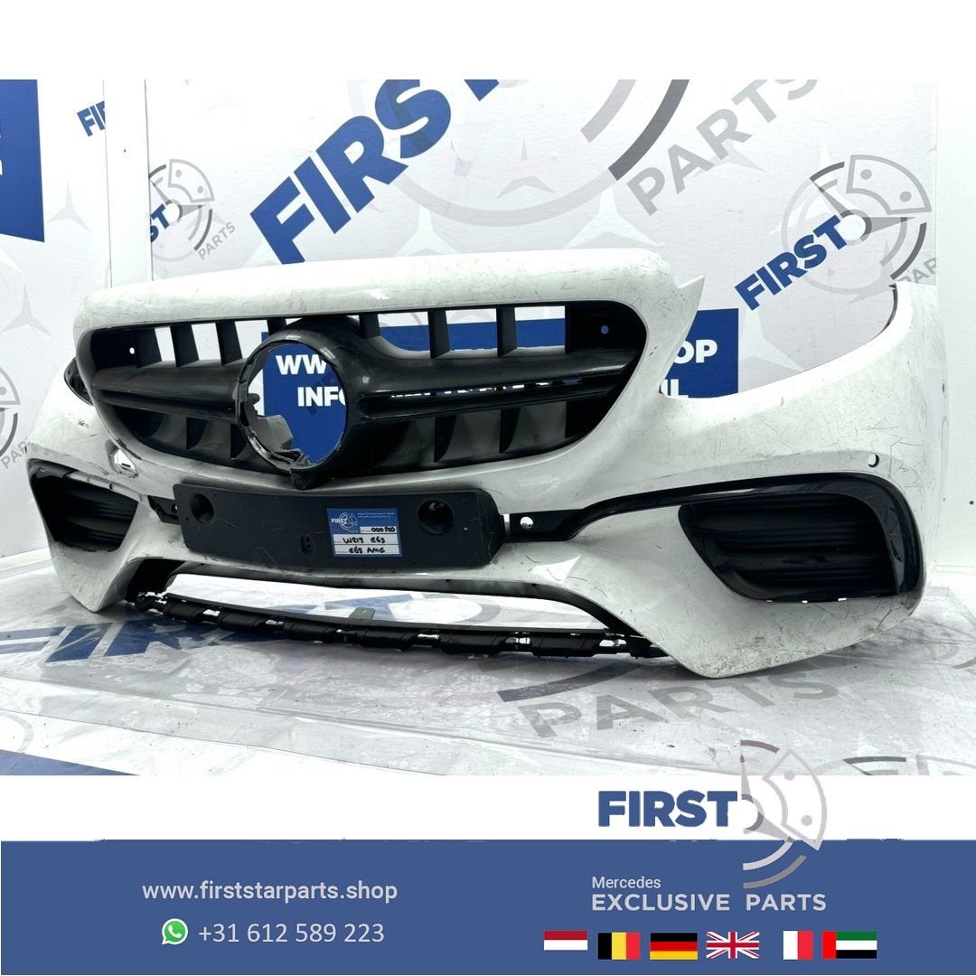 W213 E63 AMG Voorbumper E63s bumper origineel Mercedes E Kla, Auto-onderdelen, Carrosserie en Plaatwerk, Gebruikt, -, Voor, Ophalen of Verzenden