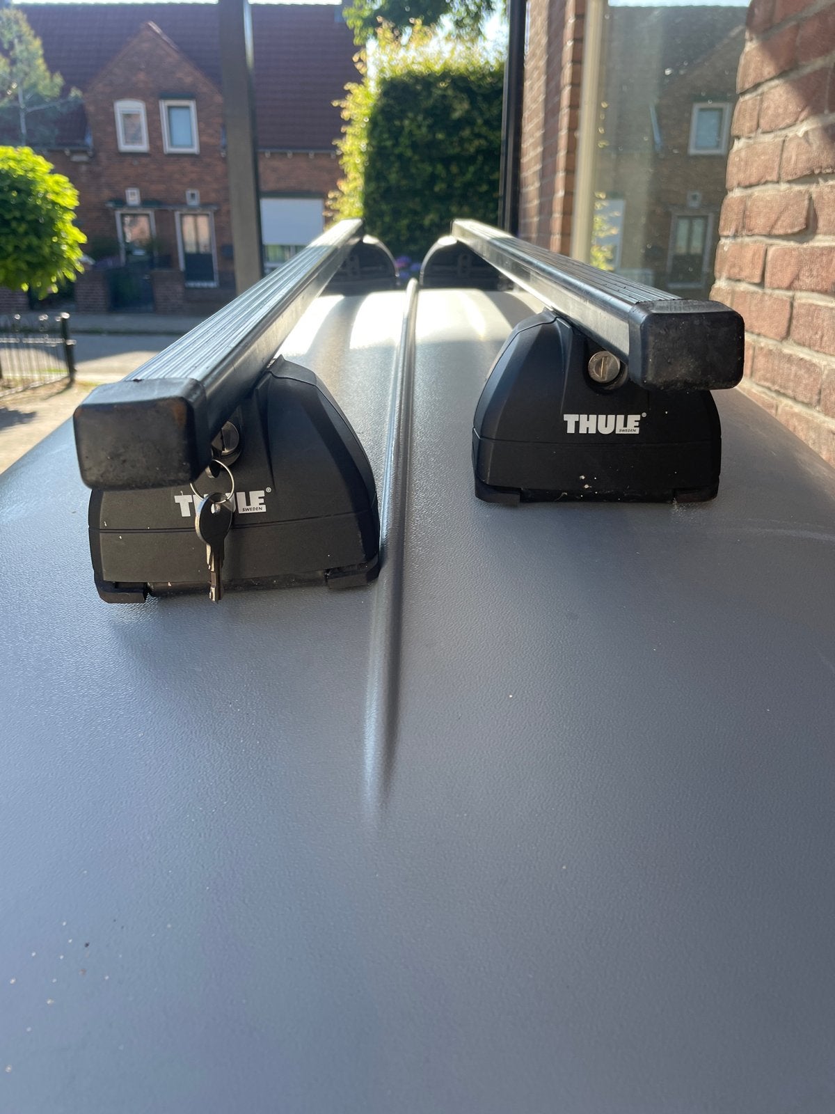 Jetbag Apollo 200 Dakkoffer met Thule Dakdragers, Ophalen, Gebruikt